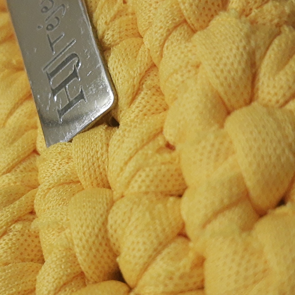 Hernando Josa Candy Crochet Knit Mini Shoulder Bag, Yellow RARE NEW - Picture 17 of 17